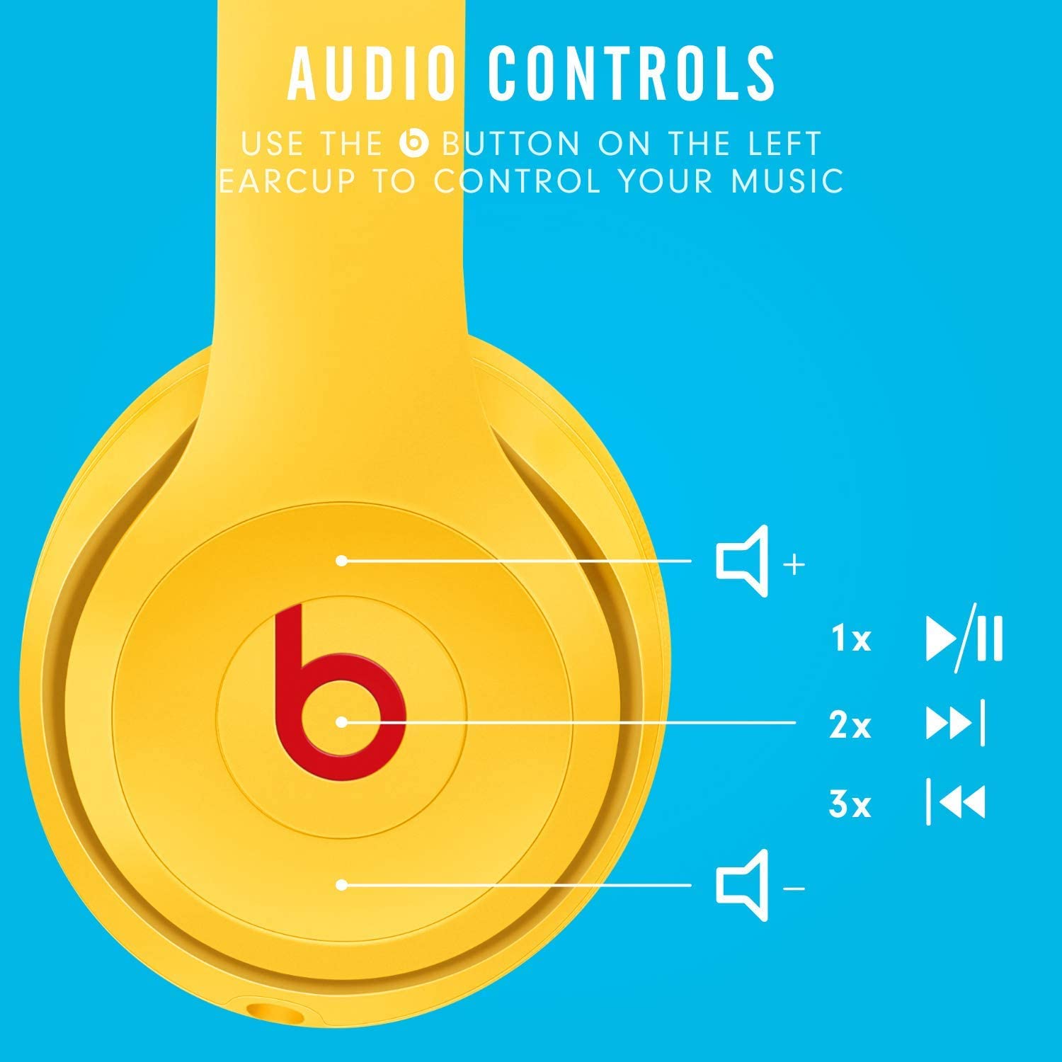 Beats Solo3 Wireless On Ear Headphones Club Yellow Rimalelectronics